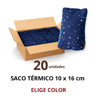 Saco térmico mini 10 x 16 cm - Cajas de 20 und. por color