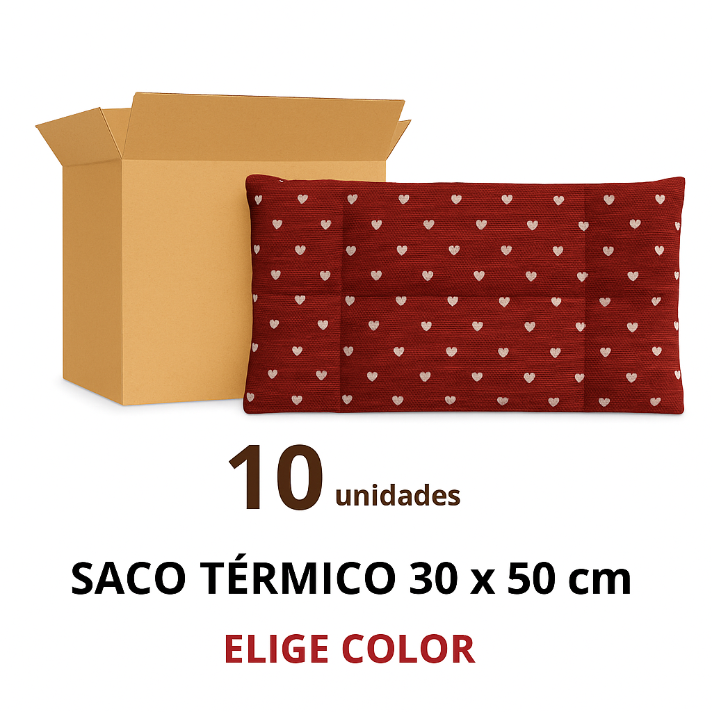 Saco térmico 30 x 50 cm - Cajas de 10 und. por color