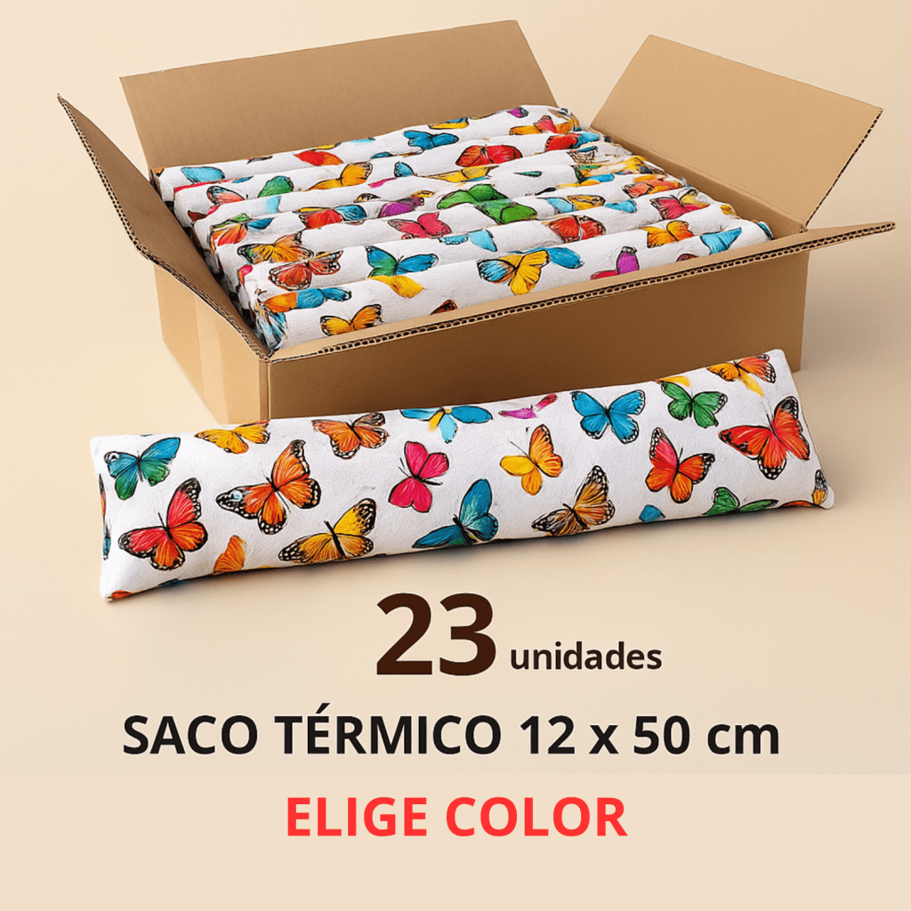 Saco térmico 13 x 50 cm - Cajas de 23 und. por color